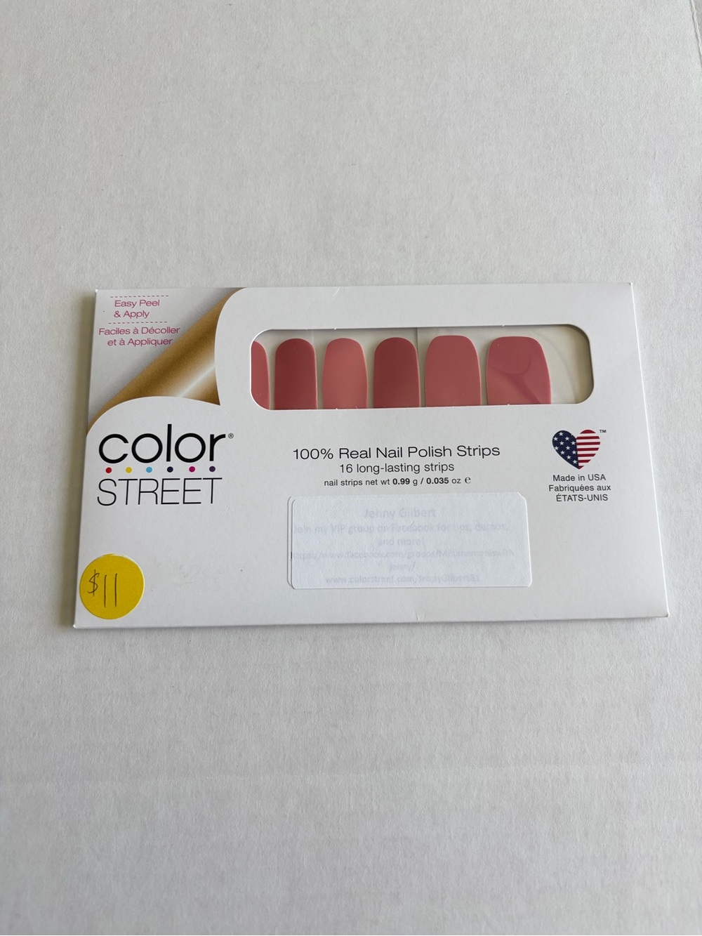 *Retired* Color Street: No Way San Jose | Dusty Pink Pale Pastel Spring Fall - Picture 3 of 12